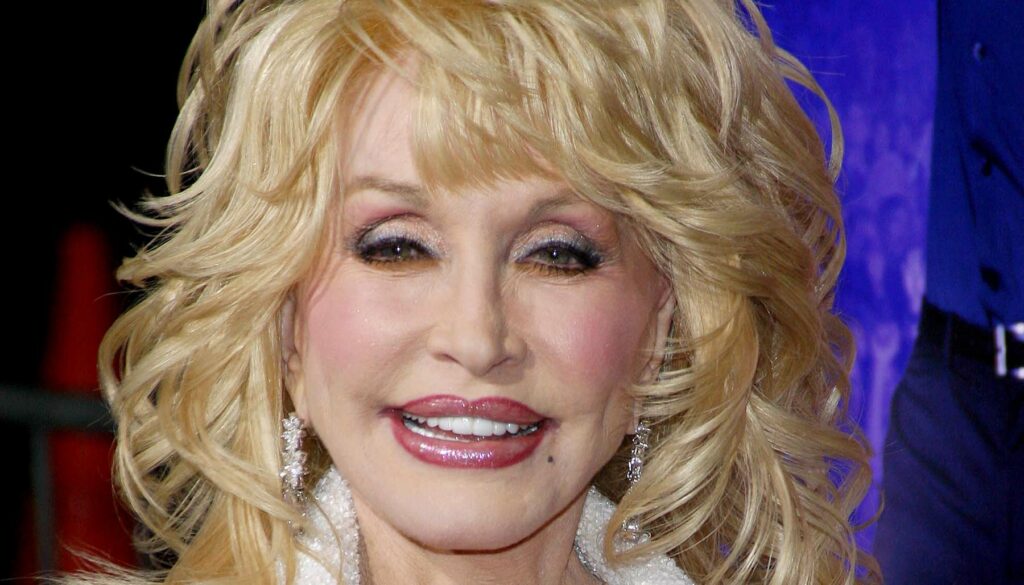 Close Up of Dolly Parton from 2019