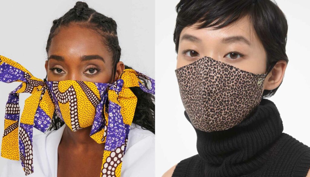 stylish fashion-forward face masks