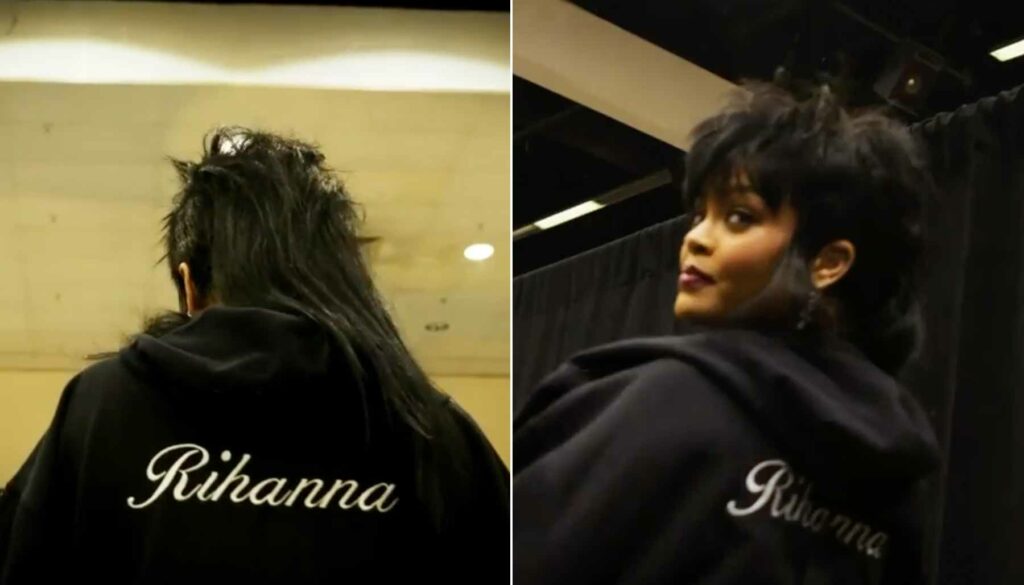 Rihanna's mullet in Fenty teaser