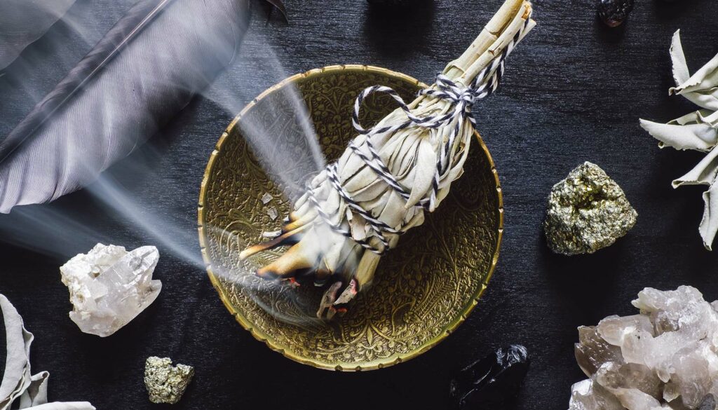 burning sag in a bowl