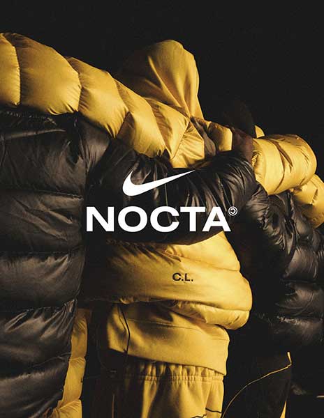 Drake's NOCTA collection with Nike, featuring puffer jackets