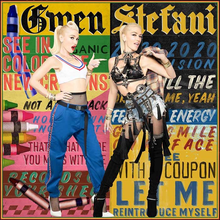 Gwen Stefani in "Just a Girl" throwback for "Let Me Reintroduce Myself"