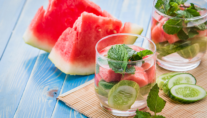 watermelon-cucumber-slices-in-glasses-of-water