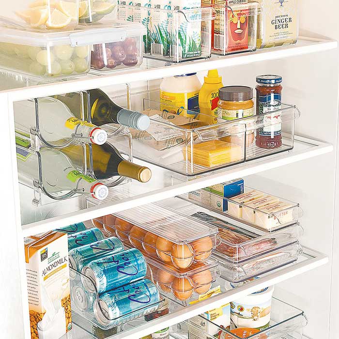 The Container Store fridge organization starter kit