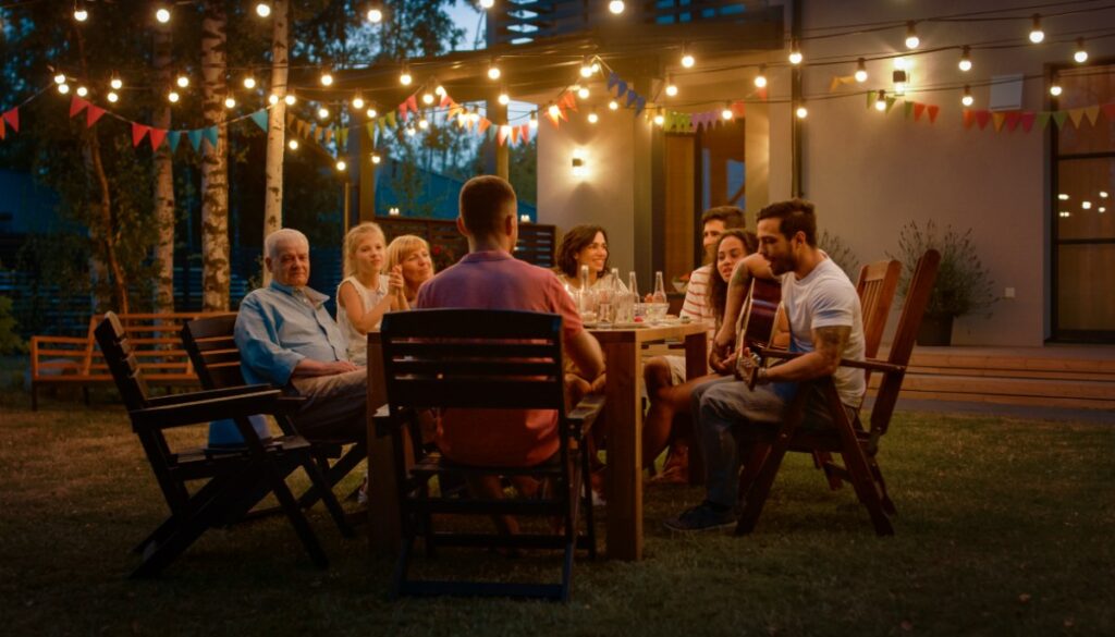 outdoor string lights