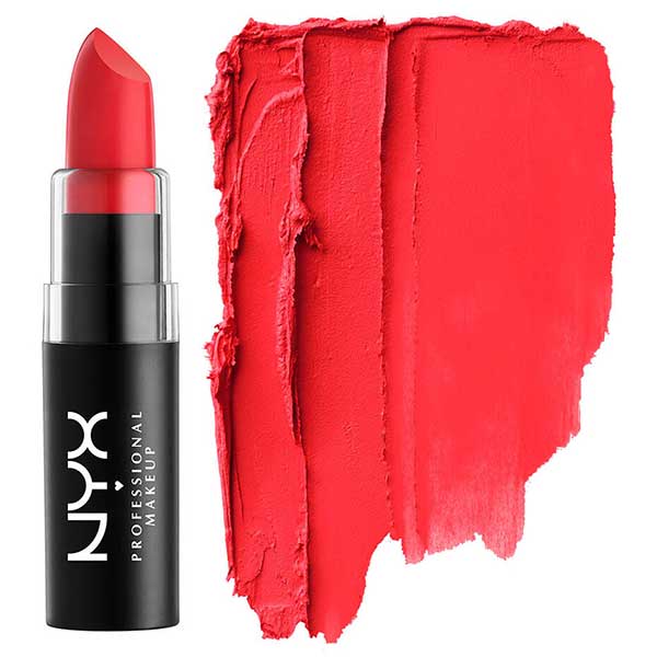 NYX matte lipstick in Pure Red