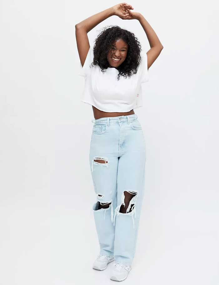 BDG high waisted baggy jeans