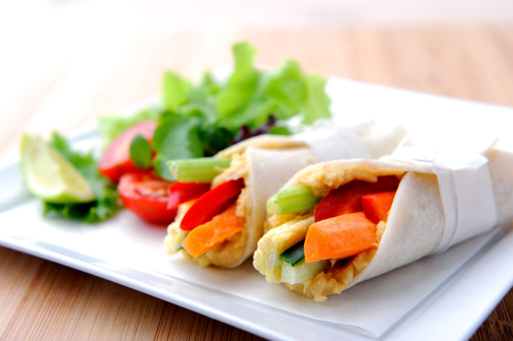 Veggie Hummus Wrap