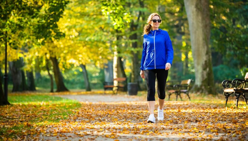 walking during fall