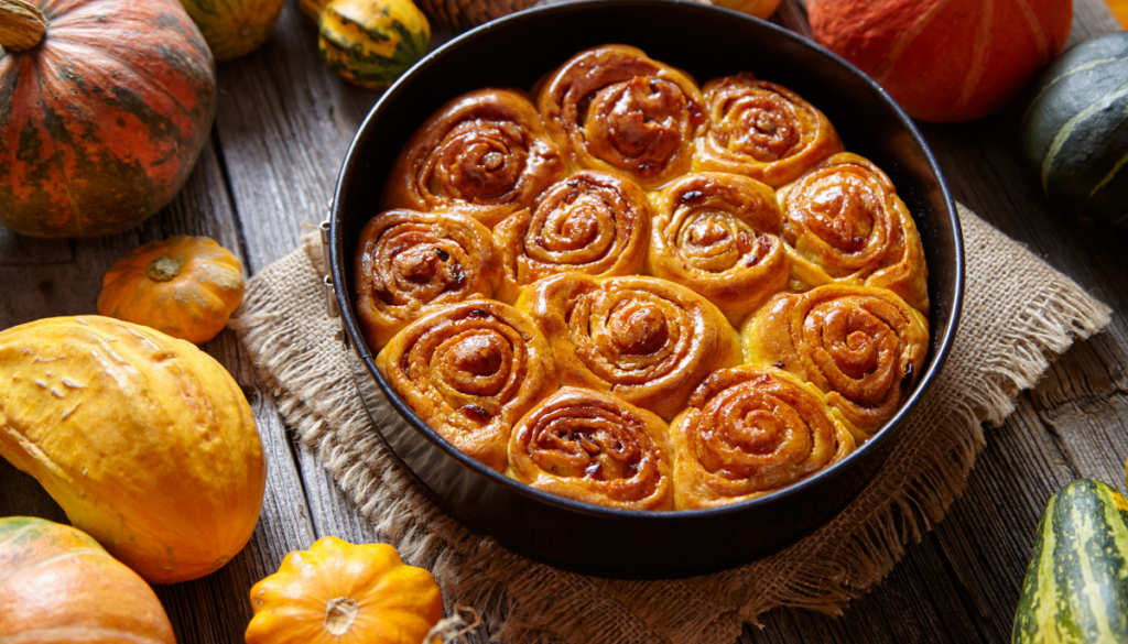 Pumpkin cinnamon buns