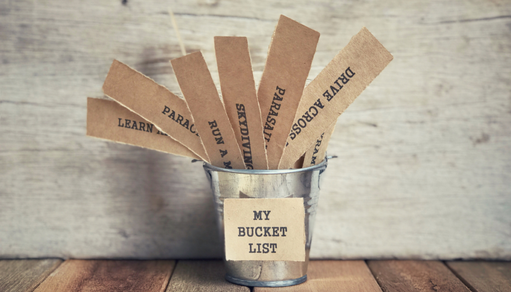 DIY bucket list