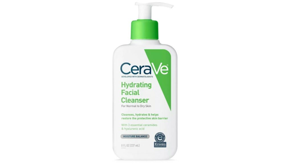 CeraVe Hydrating Facial Cleanser bottle