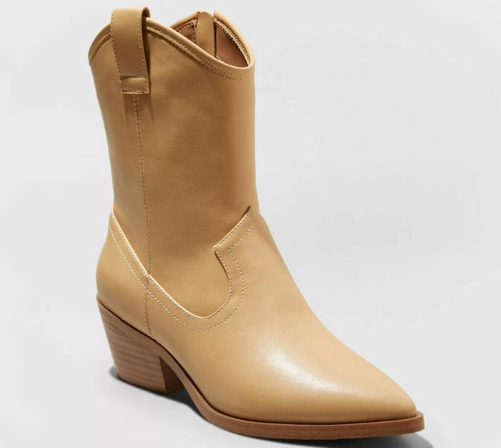 tan Western boots