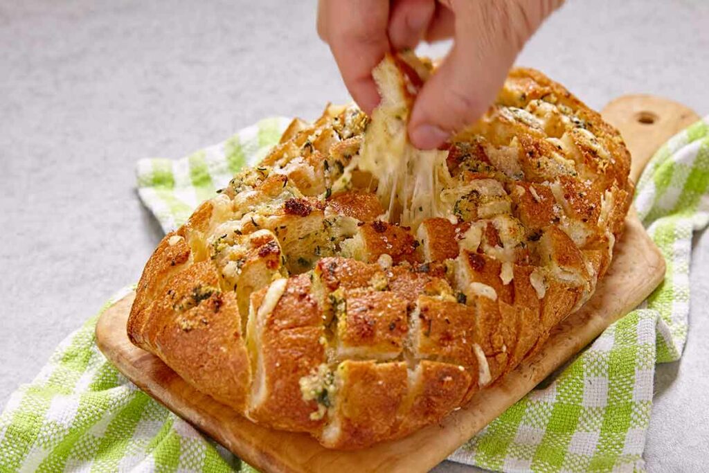 cheesy pull apart bread