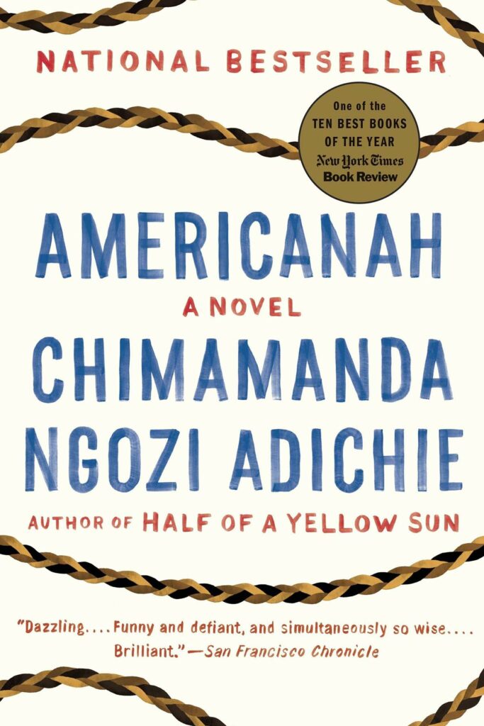 cover of Americanah by Chimamanda Ngozi Adichie