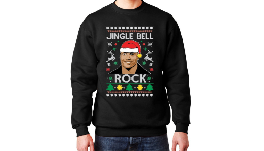 Jingle Bell The Rock Sweater
