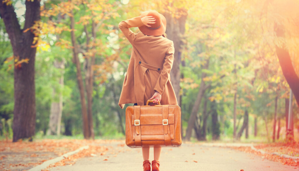 Woman With Suitcase