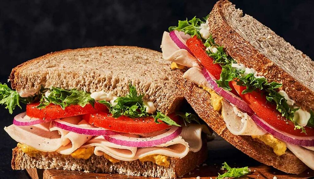 Panera Bread Turkey Sandwich