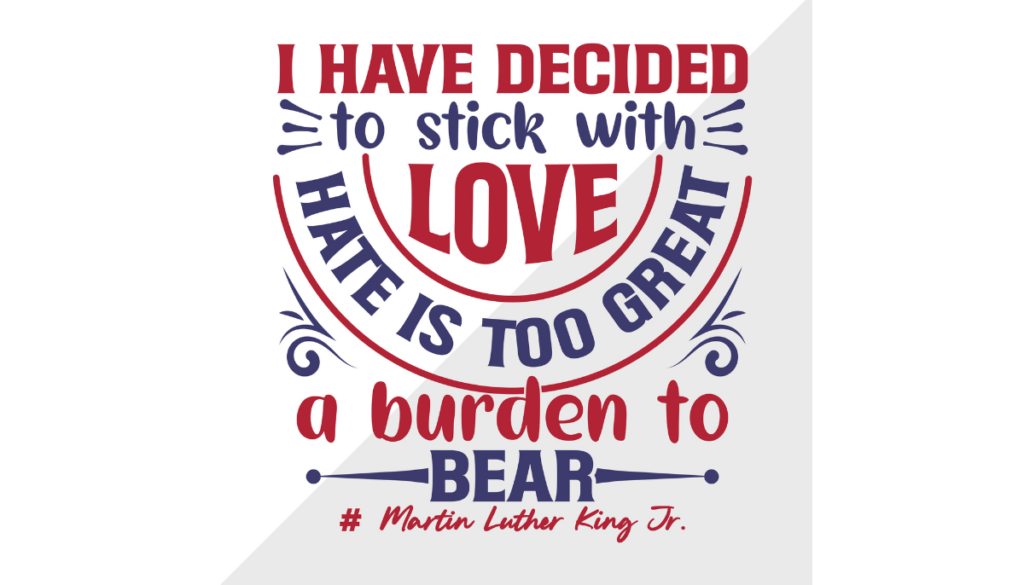 MLK quote concept