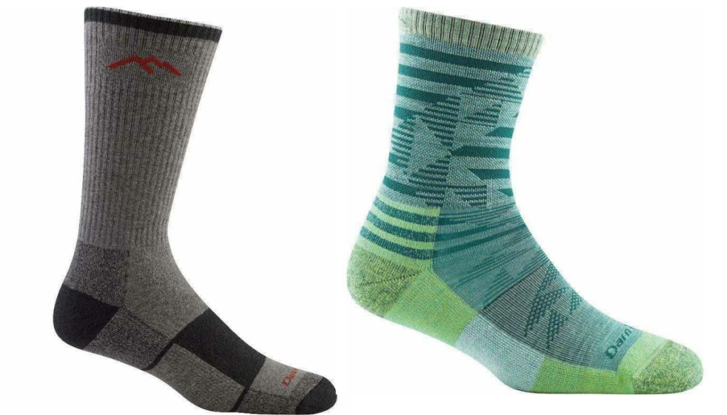 Men's and Women's Darn Tough hiking socks sold at GoBros 