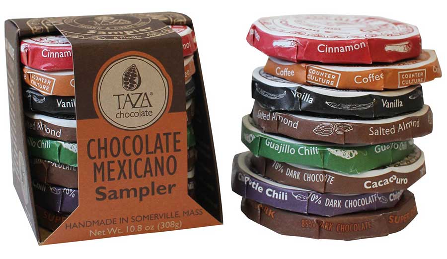 Mexican chocolate sampler