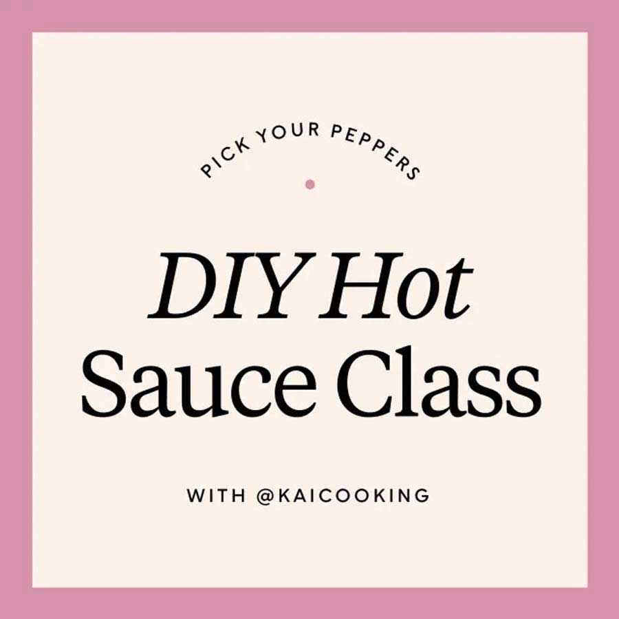 DIY hot sauce class