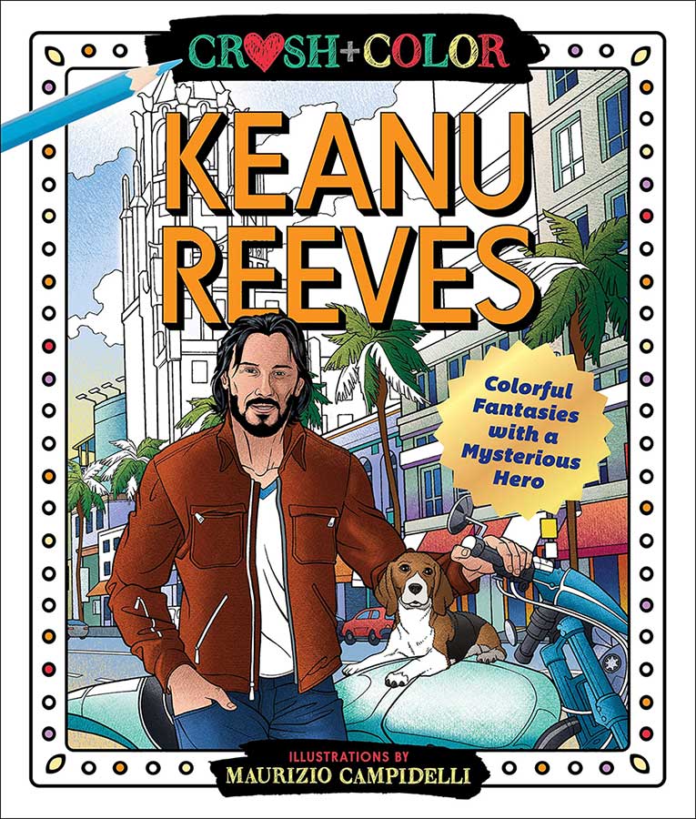 Keanu Reeves coloring book