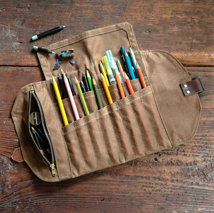 roll up pencil case