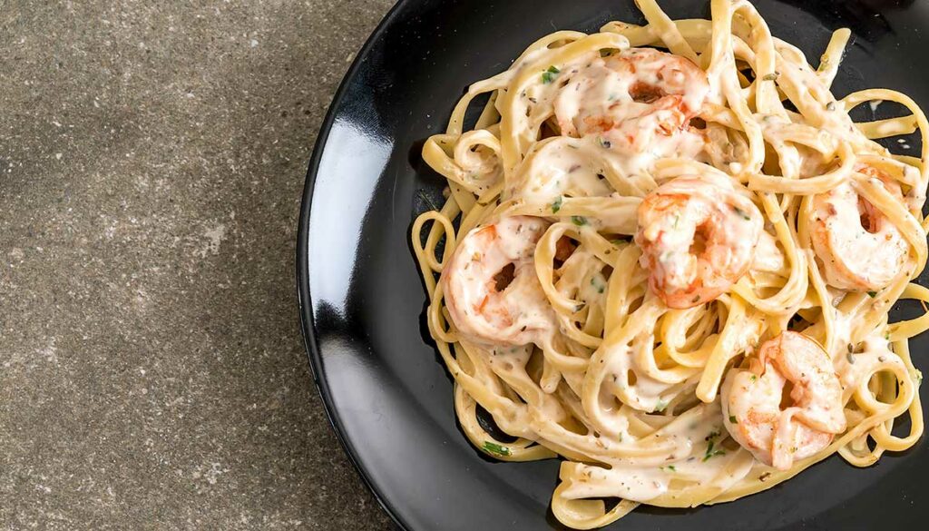 shrimp fettuccine alfredo