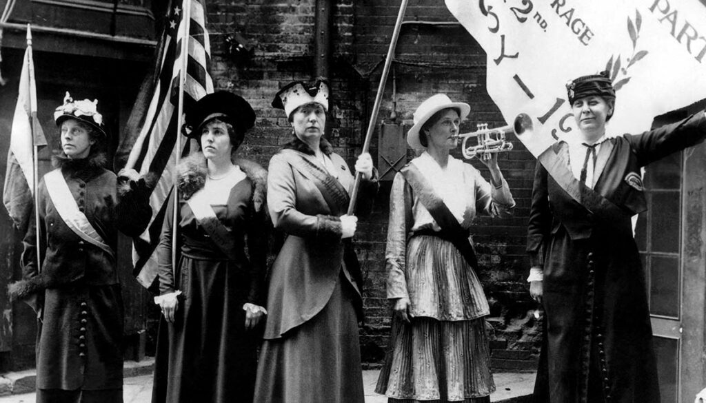 Suffragettes in San Francisco, 1915.