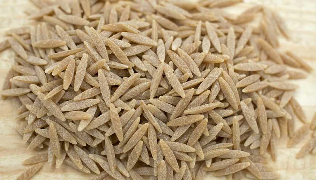 uncooked whole wheat orzo