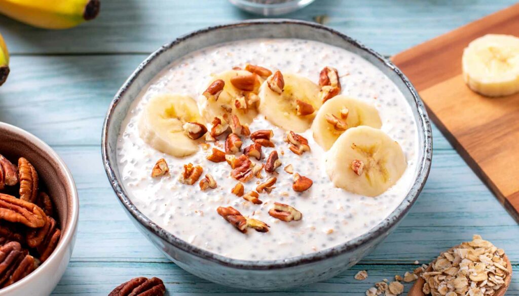 banana nut overnight oats