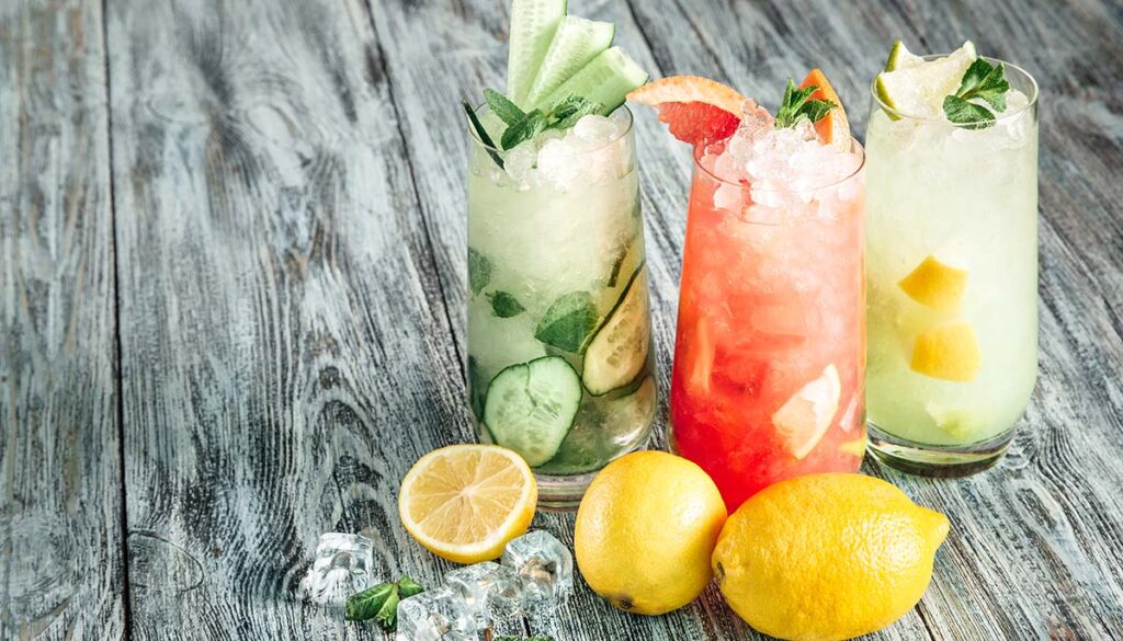 Fresh,Spring,And,Summer,Cocktails,With,Vegetables,And,Fruits,