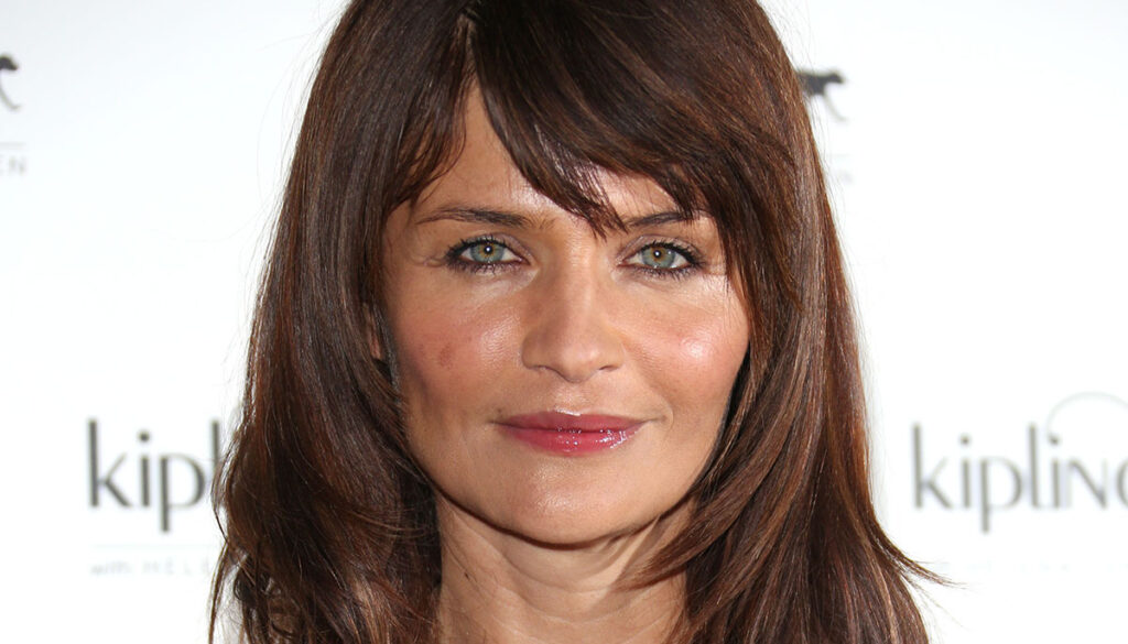 Helena Christensen at Kipling X launch their collaborative bag collection held at Beach Blanket Babylon London. 04/04/2013 Picture by: Henry Harris