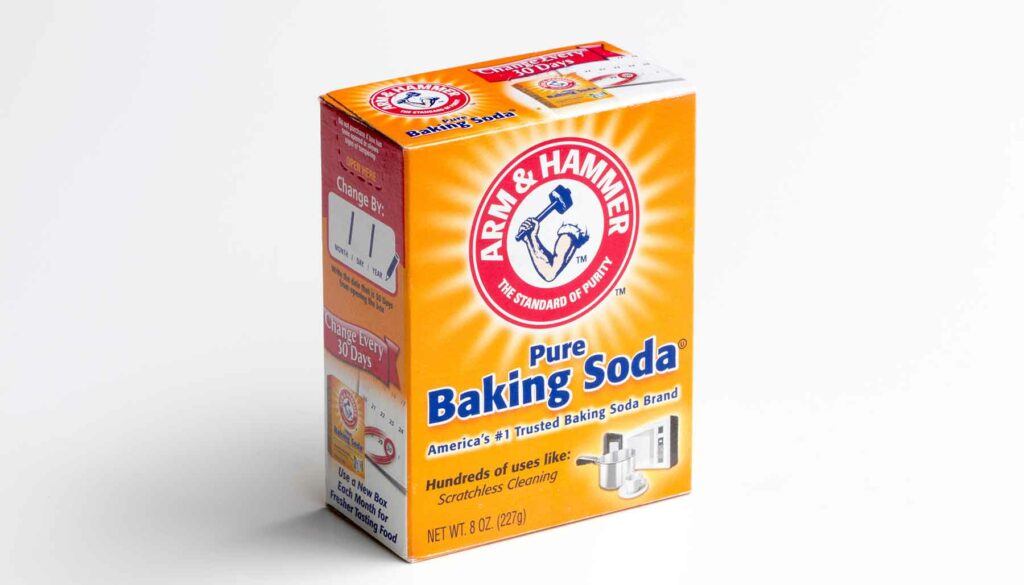 baking soda box