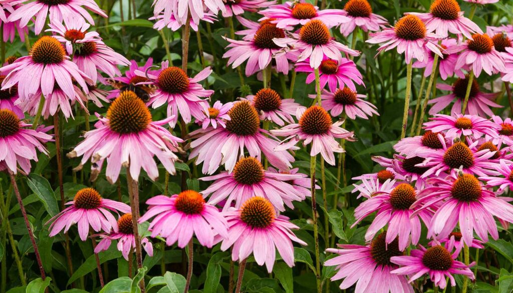 pink coneflowers