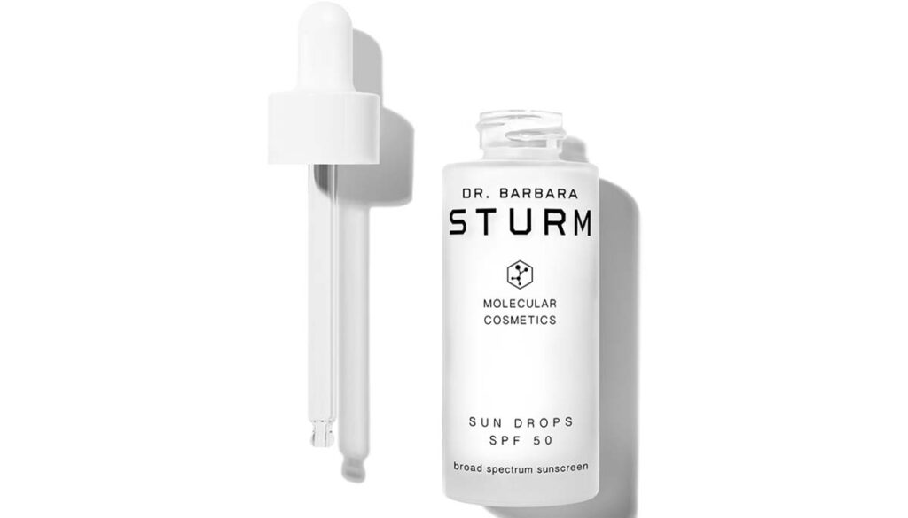 Dr Sturm sun drops bottle with dropper