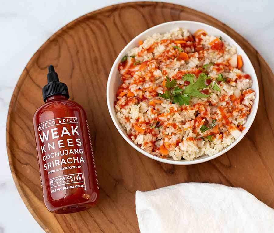 Weak Knees Super Spicy Gochujang Sriracha Hot Sauce