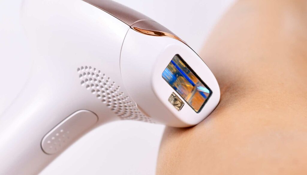 at home IPL hair removal device