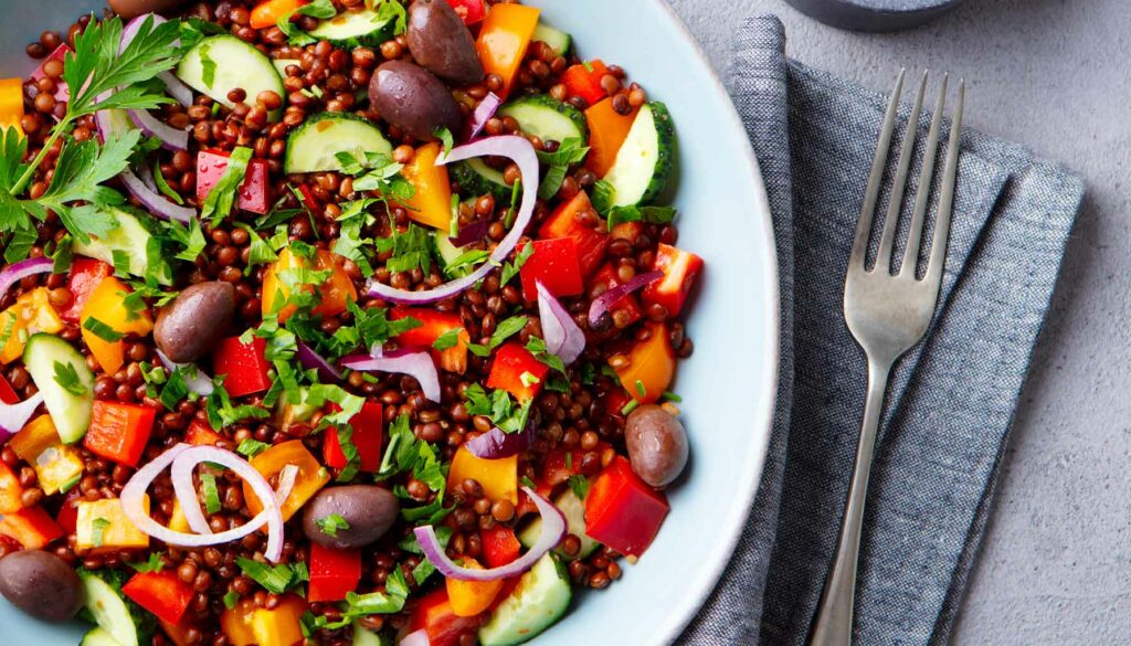 Mediterranean Lentil Salad