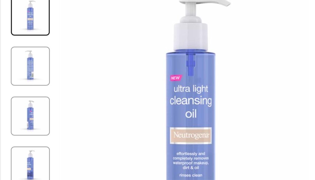 Neutrogena cleansing oil