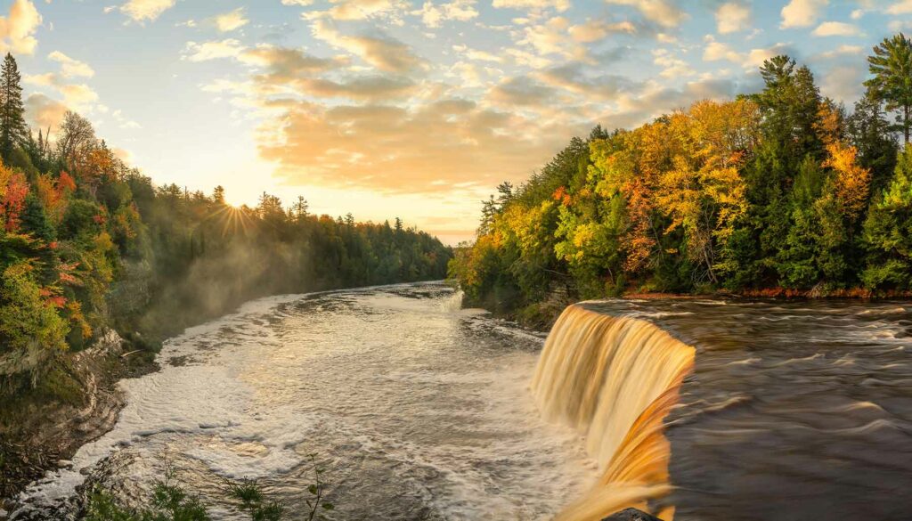Tahquamenon Falls in Michigan