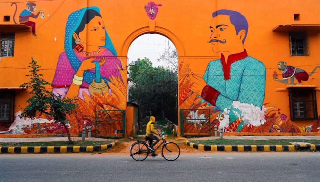 street art in Delhi